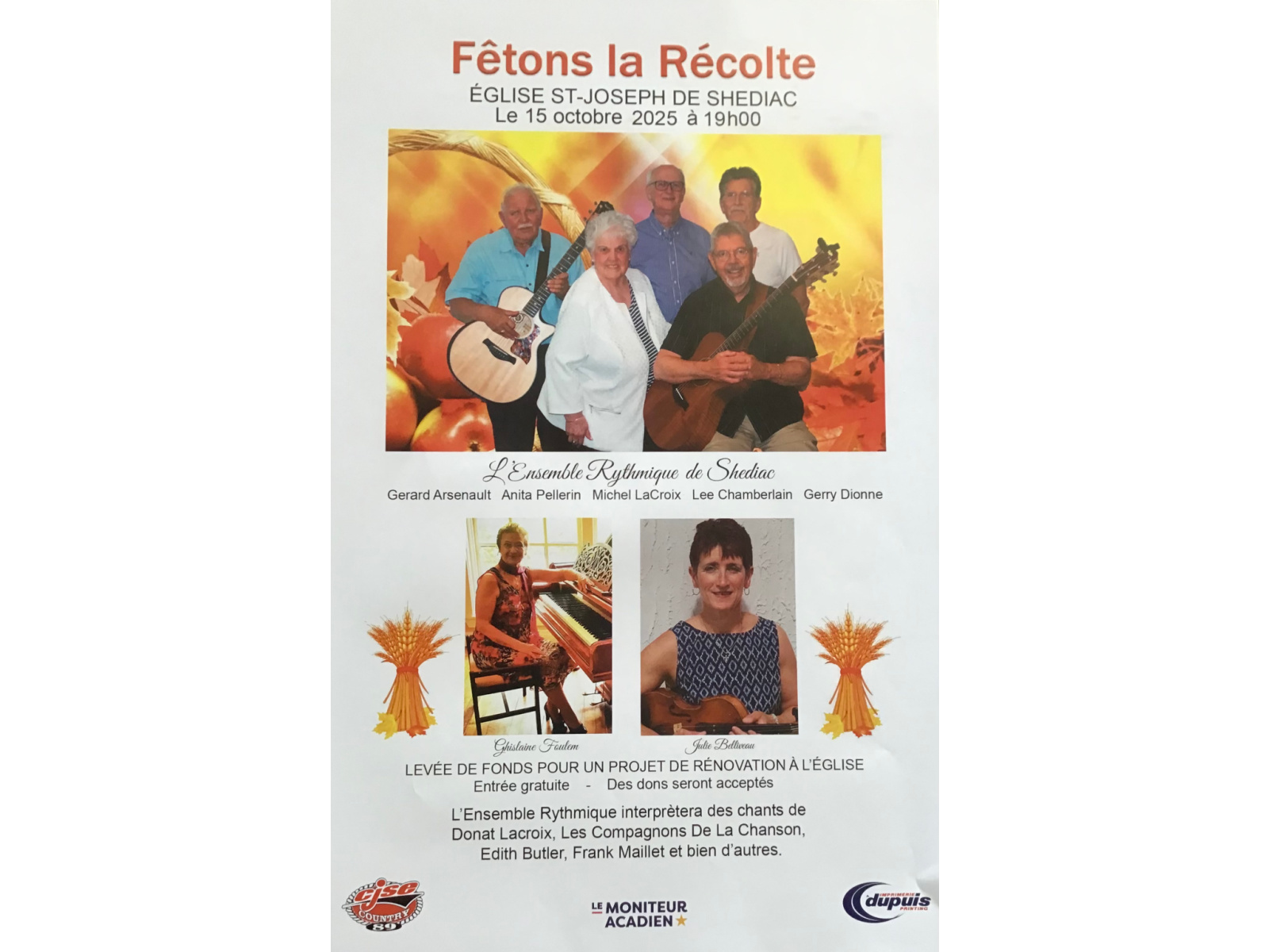 Un concert-bénéfice pour la rénovation de l’église ... Image 1